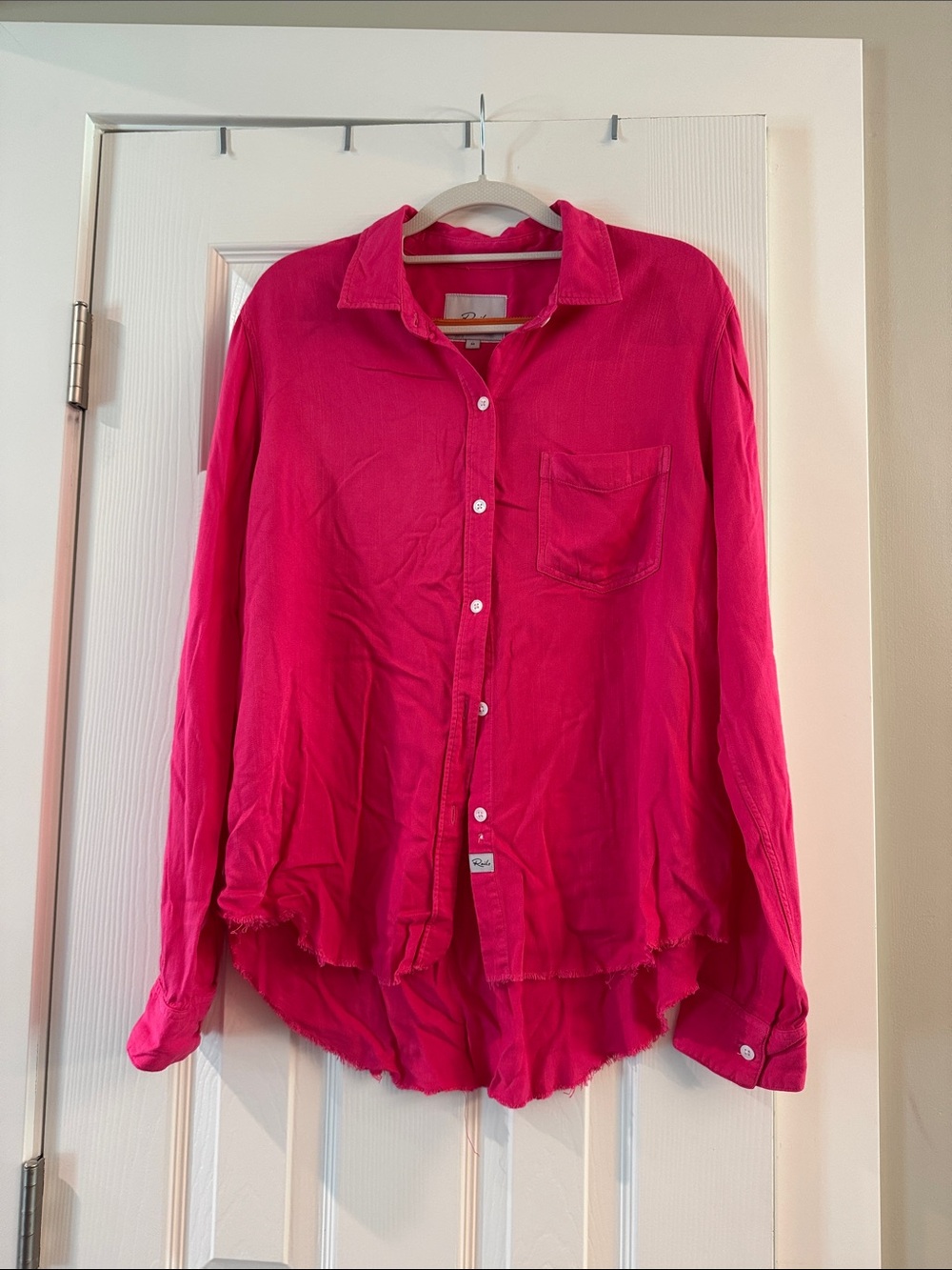 Rails Hot Pink Classic Button-Down Shirt